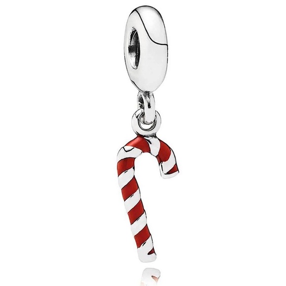 Pandora Candy Cane Dangle Charm - Picture 3 of 4